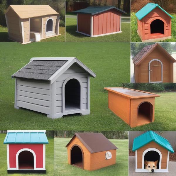 Types of outdoor dog houses for large dogs