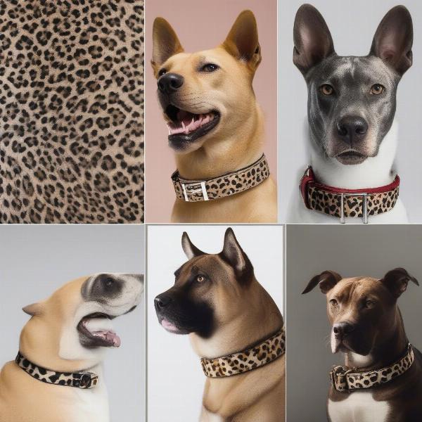 Different Types of Leopard Print Dog Collars