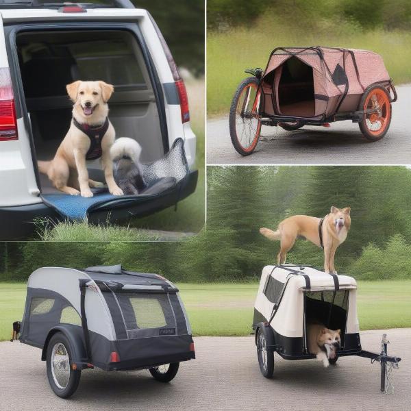 Types of dog carriers for bikes