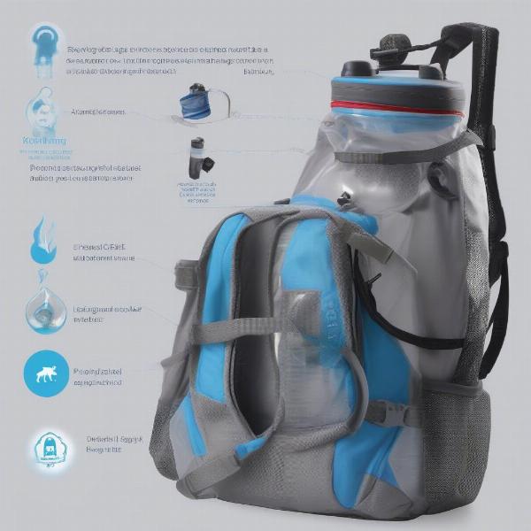 Key Features of a Good Dog Hydration Backpack