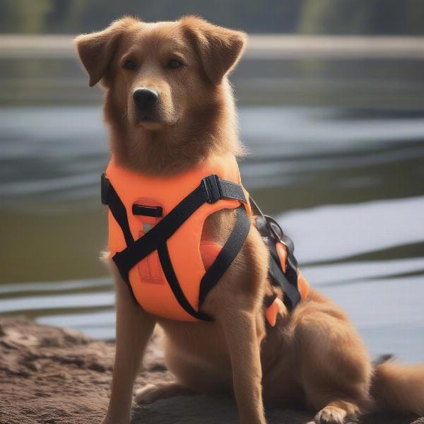 Important features of a dog life vest for water