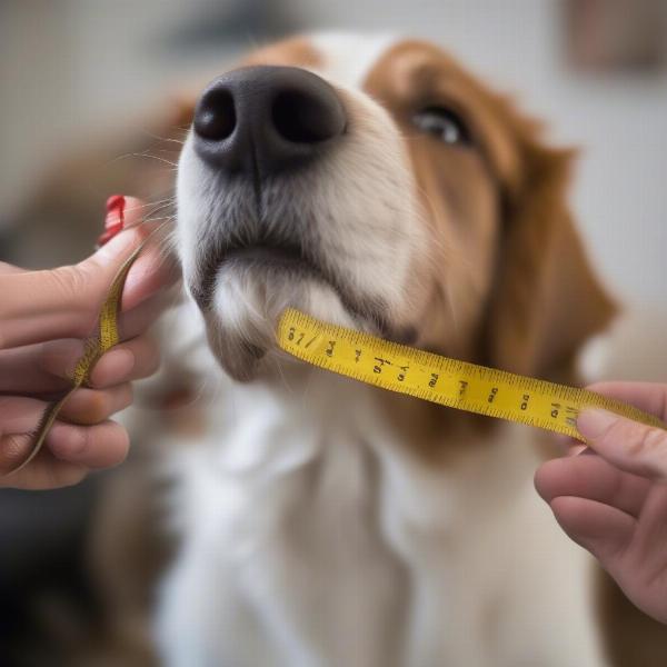 How to measure your dog's neck for a collar