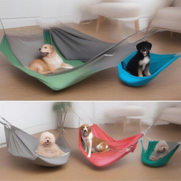 Car dog seat hammock sizes comparison