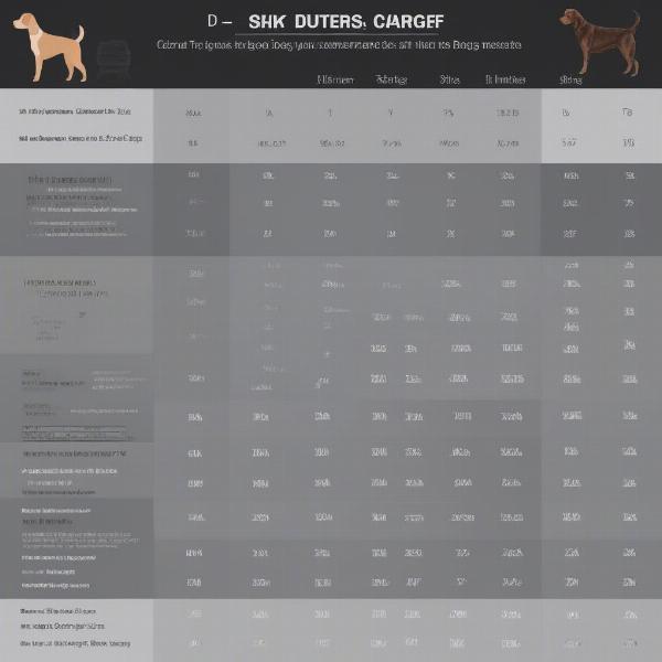 Carlton Dog Jumper Sizes Chart