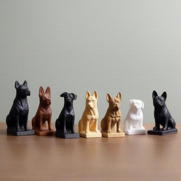 Variety of Cast Iron Dog Door Stoppers