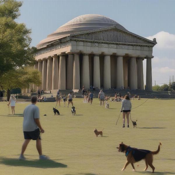 Dog-Friendly Centennial Park in West Nashville