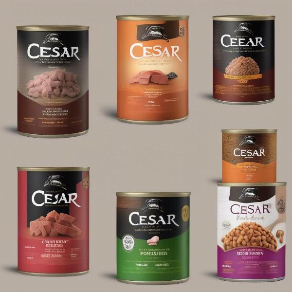 Variety of Cesar Dog Food Options