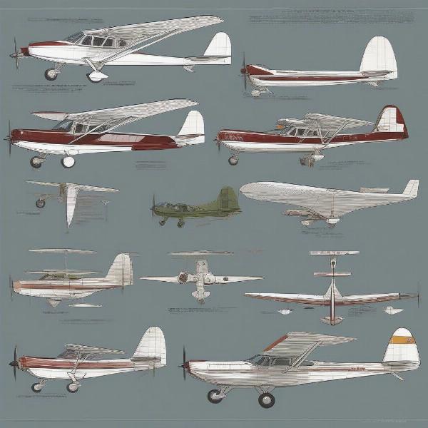 Cessna Bird Dog Variations: L-19A, L-19E, and civilian models