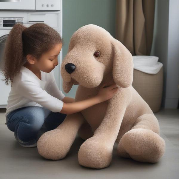 Caring for your oversized dog stuffed animal