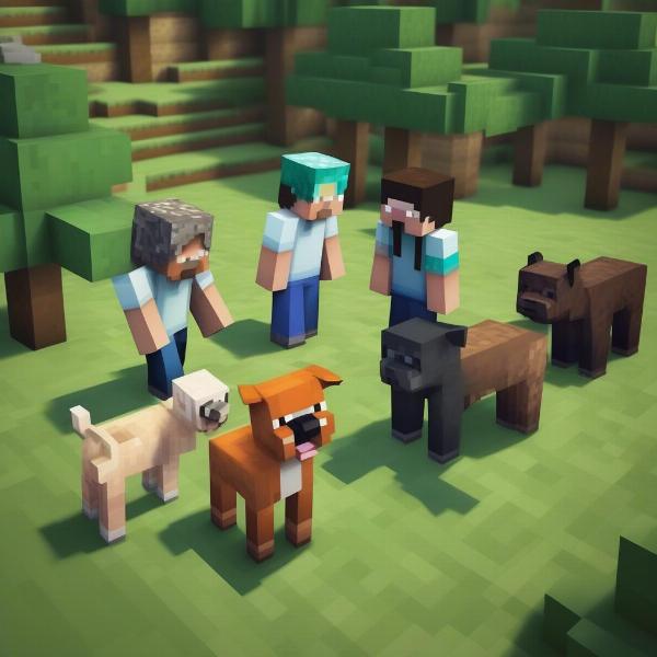 Sharing Minecraft dog skins