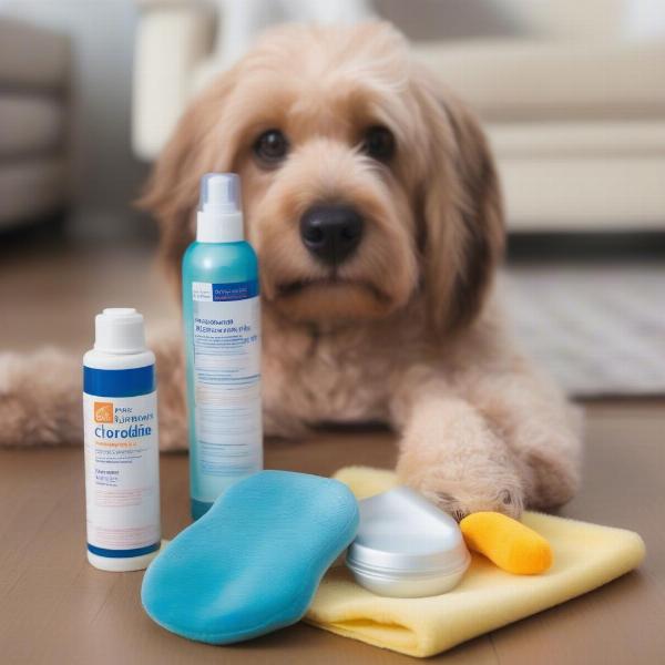 Chlorhexidine products for dogs