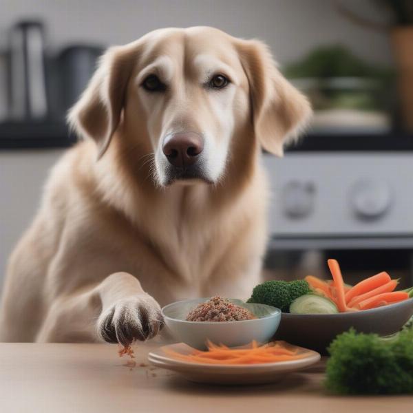 What a dog with hypothyroidism eats