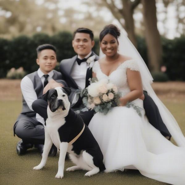 Dogs in Wedding Attire