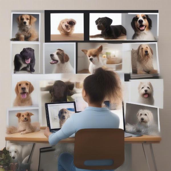 Choosing the right dog photo for printing