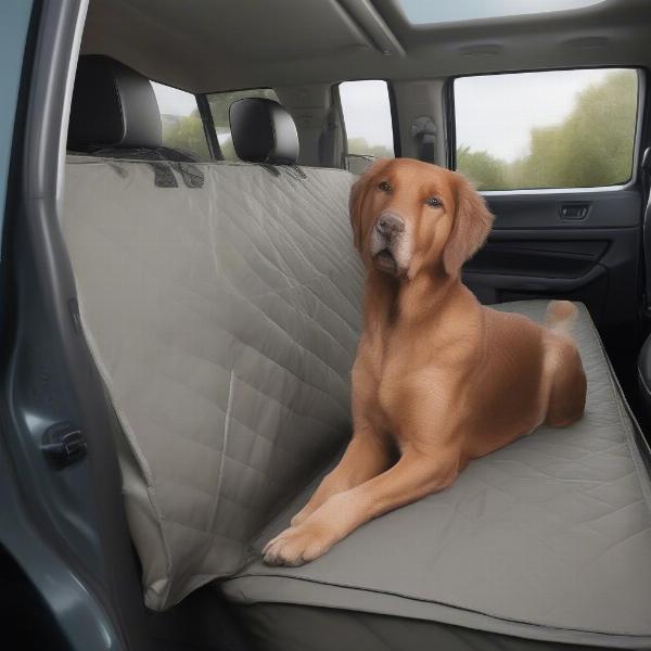 Choosing a car seat cover for dogs