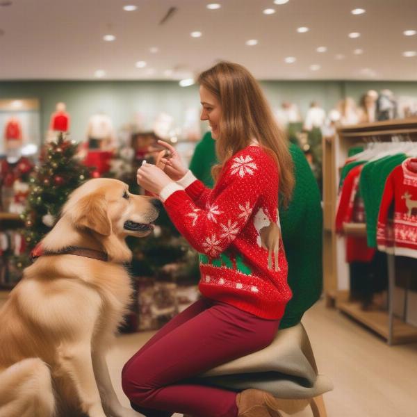 Choosing the right sweater for dog and human