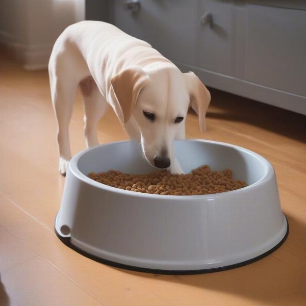 Choosing a heavy dog bowl for messy eaters