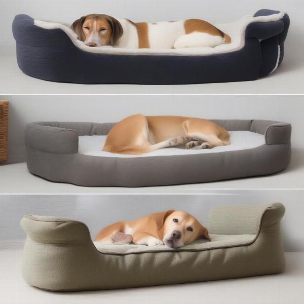 Choosing the right bolster for a dog bed