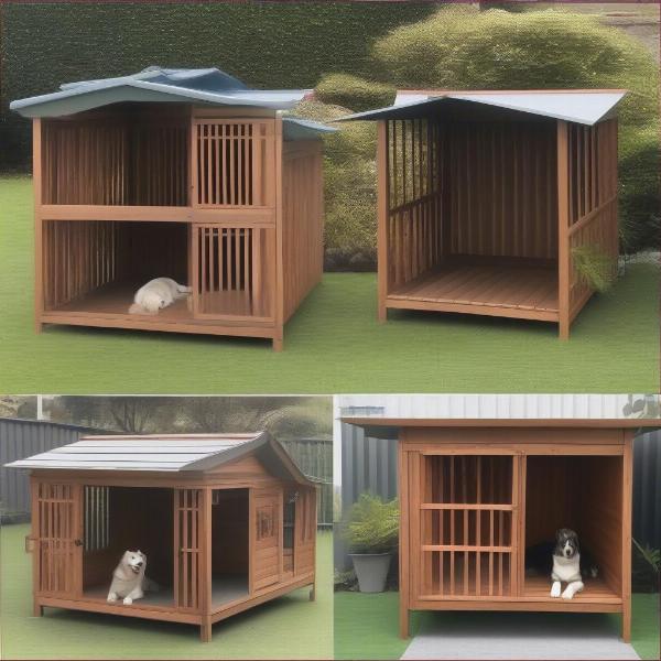 Choosing a dog kennel with a roof