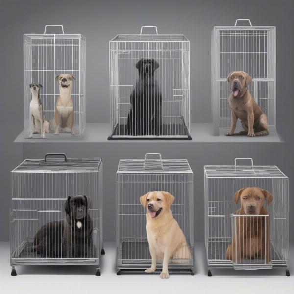 Choosing a large dog cage based on dog breed