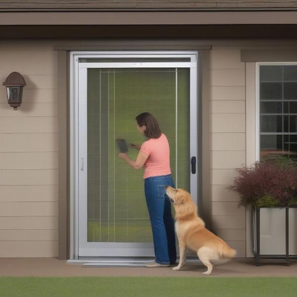 Choosing a screen door for a sliding door