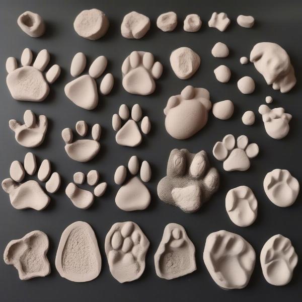 Choosing the right clay for your dog's paw print