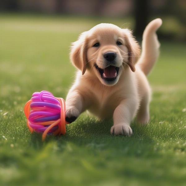 Choosing toys for hyperactive dogs