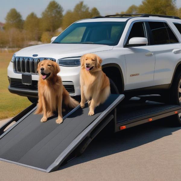 Choosing the right dog ramp for your SUV