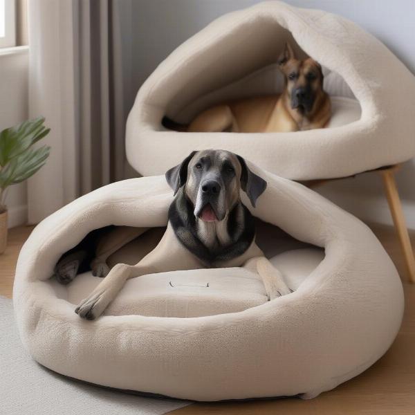 Choosing the right big dog cave bed