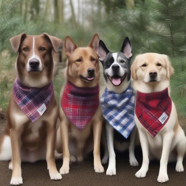 Choosing a tartan bandana for your dog