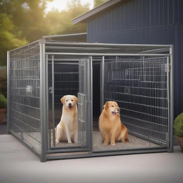 Choosing the right size outdoor dog kennel