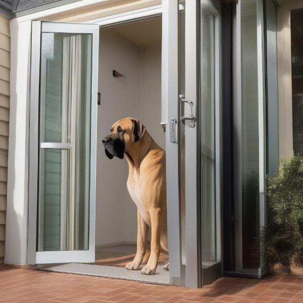 Choosing the right dog door size for large breeds