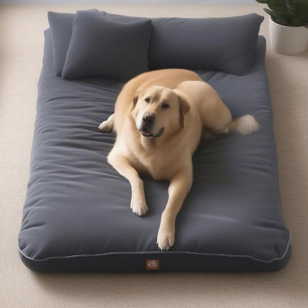 Choosing the right size bed for large dogs