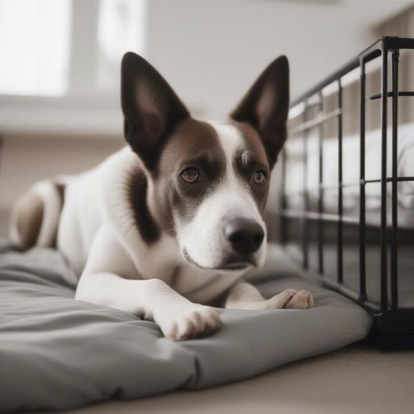 Choosing the right size bed for a dog crate