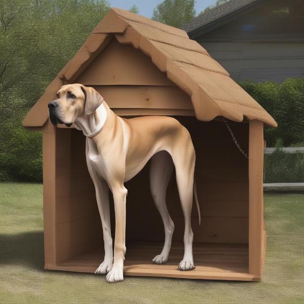 Choosing the Right Size Dog House for a Great Dane