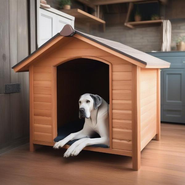 Choosing the right size dog house for large breeds