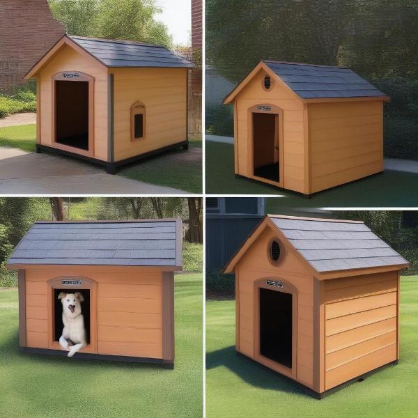 Choosing a large dog house with AC