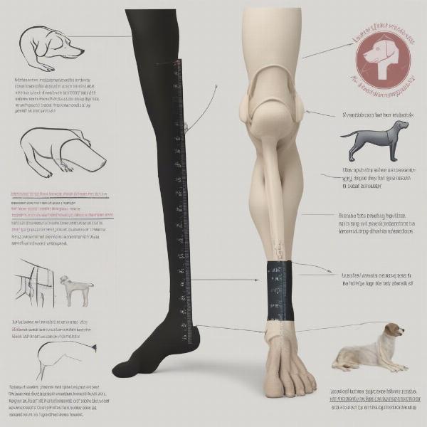 Choosing the right size and type of dog brace.