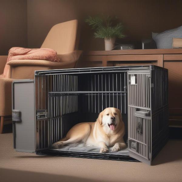 Choosing a travel crate for a large dog