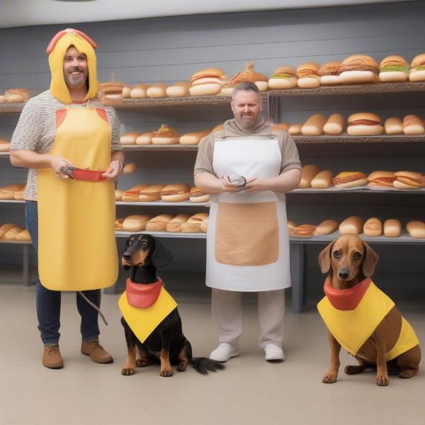 Choosing the perfect hot dog and bun costume for your dog