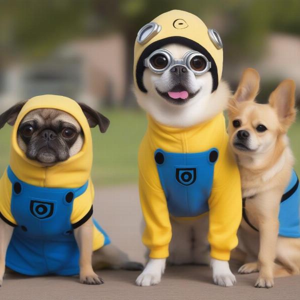 Choosing the right minion costume for your dog