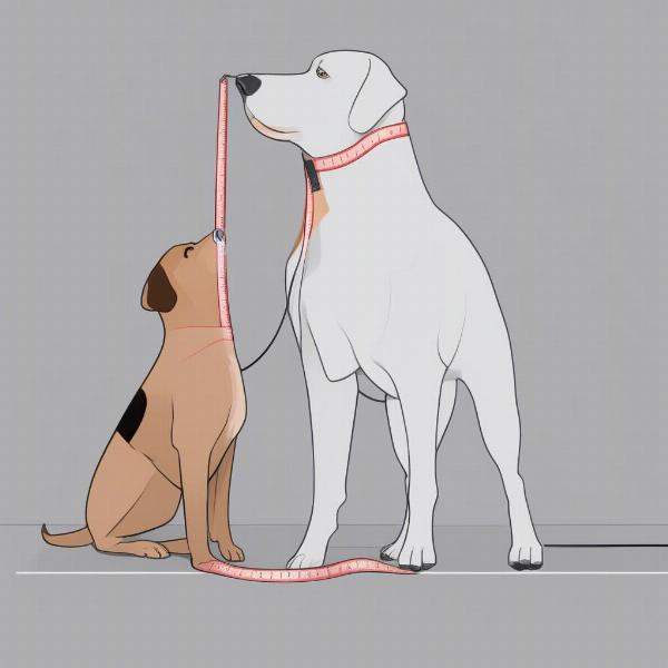 Choosing the right collar size for a large dog