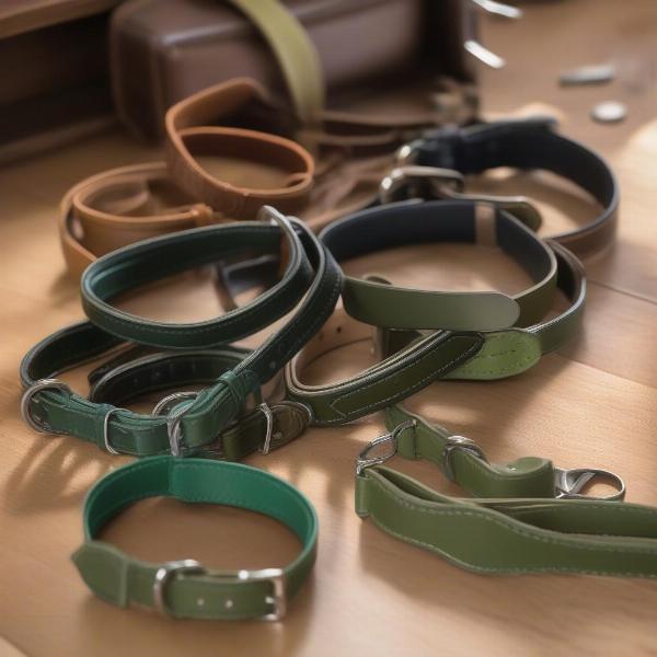 Choosing a Green Leather Dog Collar for your Dog