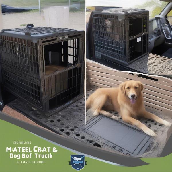 Choosing the right dog crate for your truck