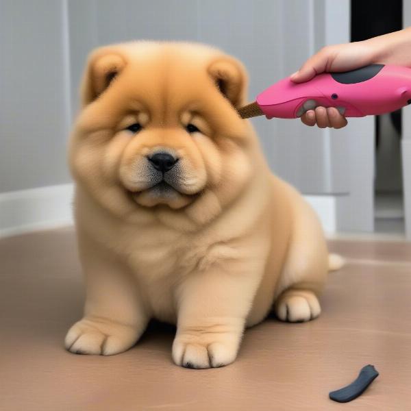 Chow Chow Puppy Grooming