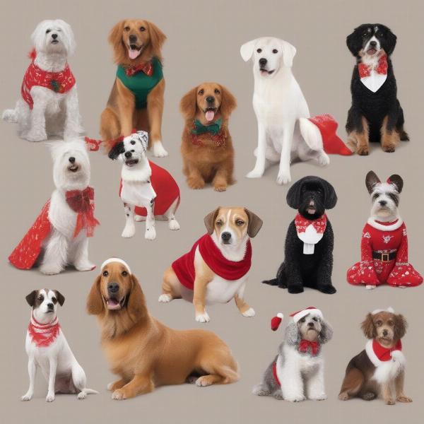 Christmas Dog Dresses for Different Breeds