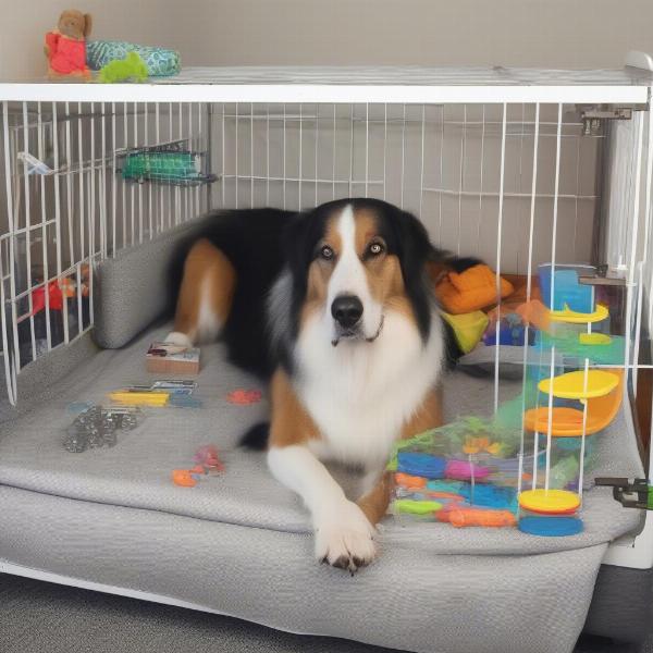 Creating a Comfortable and Enriching Dog Cage