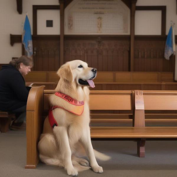 Dog-Friendly Church Welcoming a Dog