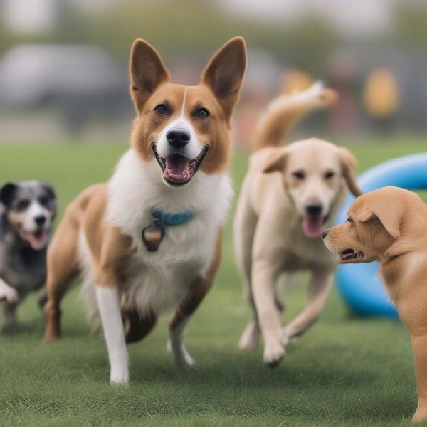 Clapp Park Dog Park in Lubbock Texas