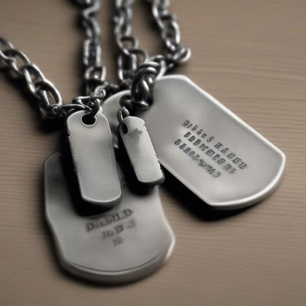 Classic Dog Tag Tattoo